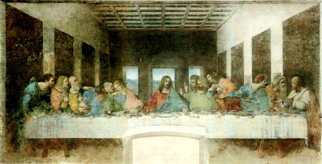 фреска «Тайная Вечеря» Леонардо Да Винчи
