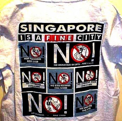 запреты Сингапура